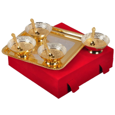 24K Gold Plated Bowl Set - III